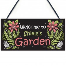 Outdoor Garden Summerhouse Sign Personalised Family Gift