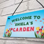 Novelty Garden Personalised Sign Garden Shed Plaque Home Decor