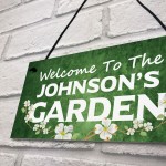 Personalised Garden Welcome Signs Novelty Garden Shed Decor