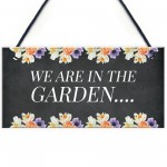 In The Garden Sign Novelty Home Garden Decor Gifts Garden Sign