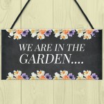 In The Garden Sign Novelty Home Garden Decor Gifts Garden Sign