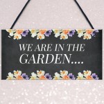 In The Garden Sign Novelty Home Garden Decor Gifts Garden Sign