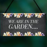 In The Garden Sign Novelty Home Garden Decor Gifts Garden Sign