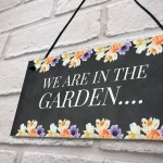 In The Garden Sign Novelty Home Garden Decor Gifts Garden Sign