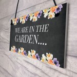 In The Garden Sign Novelty Home Garden Decor Gifts Garden Sign