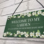 Garden Welcome Signs Novelty Garden Shed Plaques Home Decor