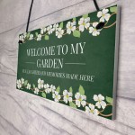 Garden Welcome Signs Novelty Garden Shed Plaques Home Decor