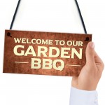 BBQ Barbecue Sign For Garden Novelty Garden Signs And Plaques