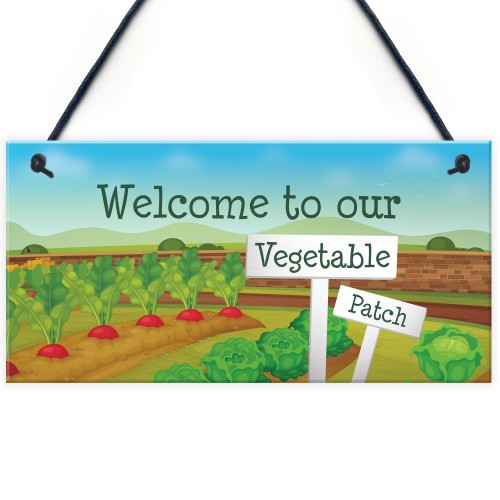 Vegetable Veggie Patch Welcome Garden Signs Allotment Garden