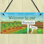 Vegetable Veggie Patch Welcome Garden Signs Allotment Garden