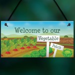 Vegetable Veggie Patch Welcome Garden Signs Allotment Garden