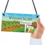 Vegetable Veggie Patch Welcome Garden Signs Allotment Garden