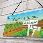 Vegetable Veggie Patch Welcome Garden Signs Allotment Garden