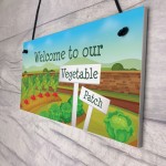 Vegetable Veggie Patch Welcome Garden Signs Allotment Garden