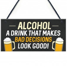 Funny Man Cave Decor Gifts Bar Signs Hanging Home Bar Signs