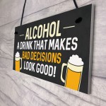 Funny Man Cave Decor Gifts Bar Signs Hanging Home Bar Signs