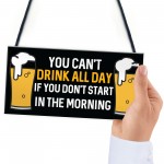 Funny Bar Sign For Friend Novelty Home Bar Gifts For Him Her