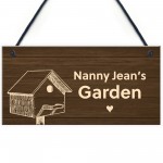 Personalised Nan Nanny Grandma Garden Sign Summerhouse Plaque