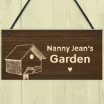 Personalised Nan Nanny Grandma Garden Sign Summerhouse Plaque