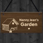 Personalised Nan Nanny Grandma Garden Sign Summerhouse Plaque