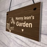 Personalised Nan Nanny Grandma Garden Sign Summerhouse Plaque