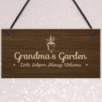 Personalised Garden Sign Nanny Grandma Nan Nanna Gift Home Gift