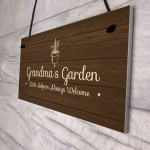 Personalised Garden Sign Nanny Grandma Nan Nanna Gift Home Gift