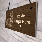 Personalised Sign For Rabbit Hutch Garden Sign Gift For Family