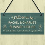 Personalised Summer House Plaque For Garden Garden Shed