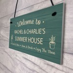 Personalised Summer House Plaque For Garden Garden Shed