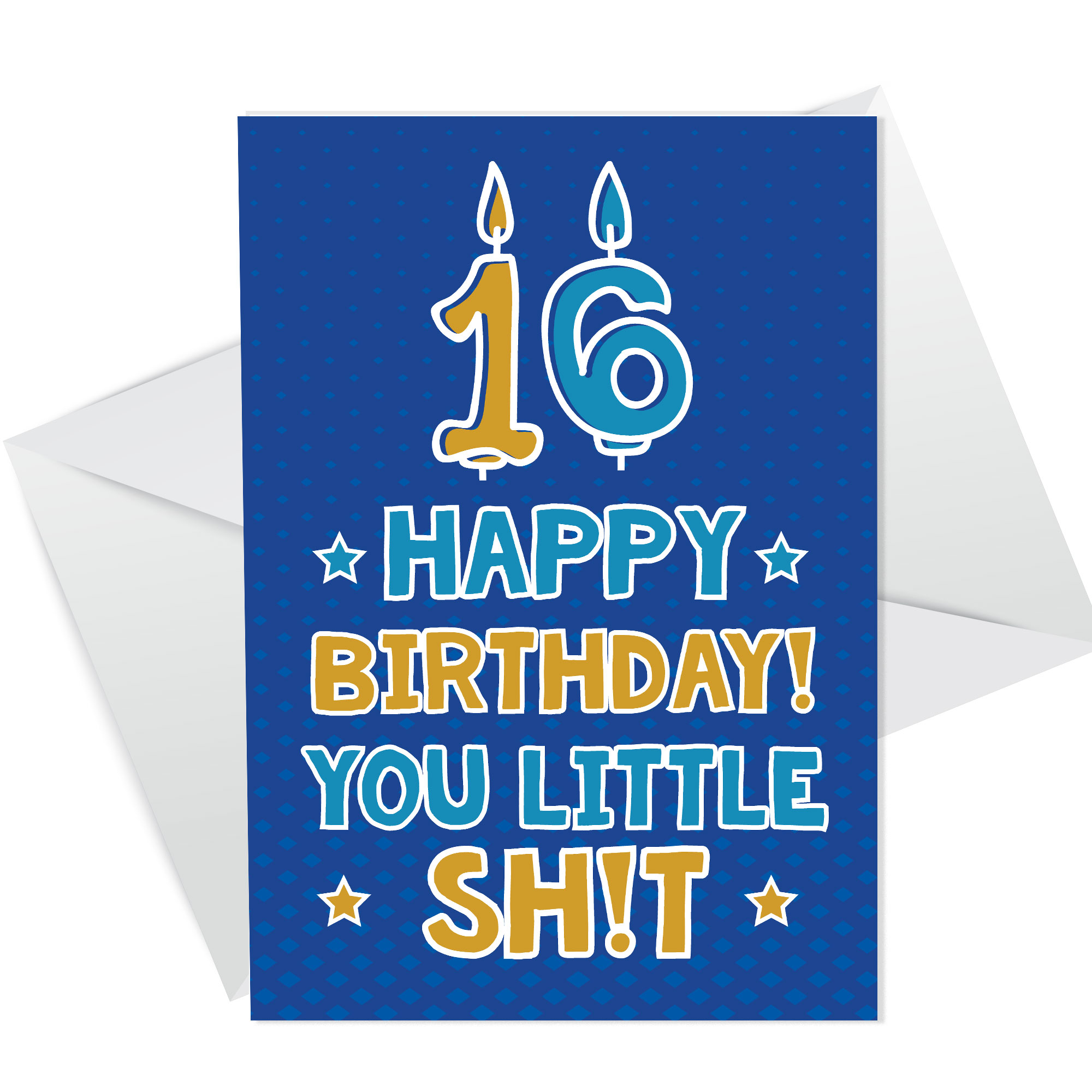 Personalised FUNNY & Rude 16th Birthday Card For Son, Grandson, Brother - Adult Humour 9 thumbnail image