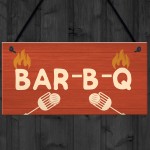 Quirky BBQ Sign Funny Garden Shed Man Cave Sign Gift For Men