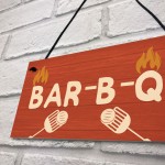 Quirky BBQ Sign Funny Garden Shed Man Cave Sign Gift For Men