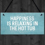 Chic Hot Tub Sign For Garden Summerhouse Funny Quote