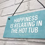 Chic Hot Tub Sign For Garden Summerhouse Funny Quote