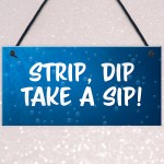Funny Hot Tub Sign Fun Hot Tub Accesories Garden Summerhouse