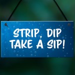 Funny Hot Tub Sign Fun Hot Tub Accesories Garden Summerhouse
