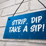 Funny Hot Tub Sign Fun Hot Tub Accesories Garden Summerhouse