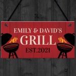 Personalised Grill Sign BBQ Garden Shed Man Cave Sign Men Gift