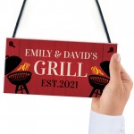 Personalised Grill Sign BBQ Garden Shed Man Cave Sign Men Gift