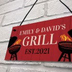 Personalised Grill Sign BBQ Garden Shed Man Cave Sign Men Gift