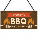 Personalised Funny BBQ Sign Garden Plaque Man Cave Shed Sign