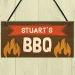 Garden Plaque Personalised BBQ Sign Man Cave Shed Sign Dad Gift