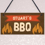 Garden Plaque Personalised BBQ Sign Man Cave Shed Sign Dad Gift