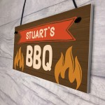 Garden Plaque Personalised BBQ Sign Man Cave Shed Sign Dad Gift