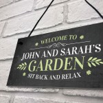 Personalised Welcome Garden Signs Home Decor Sign For Garden