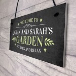 Personalised Welcome Garden Signs Home Decor Sign For Garden