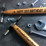 Quirky Birthday Gift For Him Engraved Hammer Dad Uncle Gift