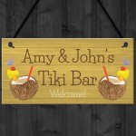 Personalised Tiki Bar Garden Sign Home Decor Signs For Garden 