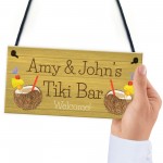Personalised Tiki Bar Garden Sign Home Decor Signs For Garden 